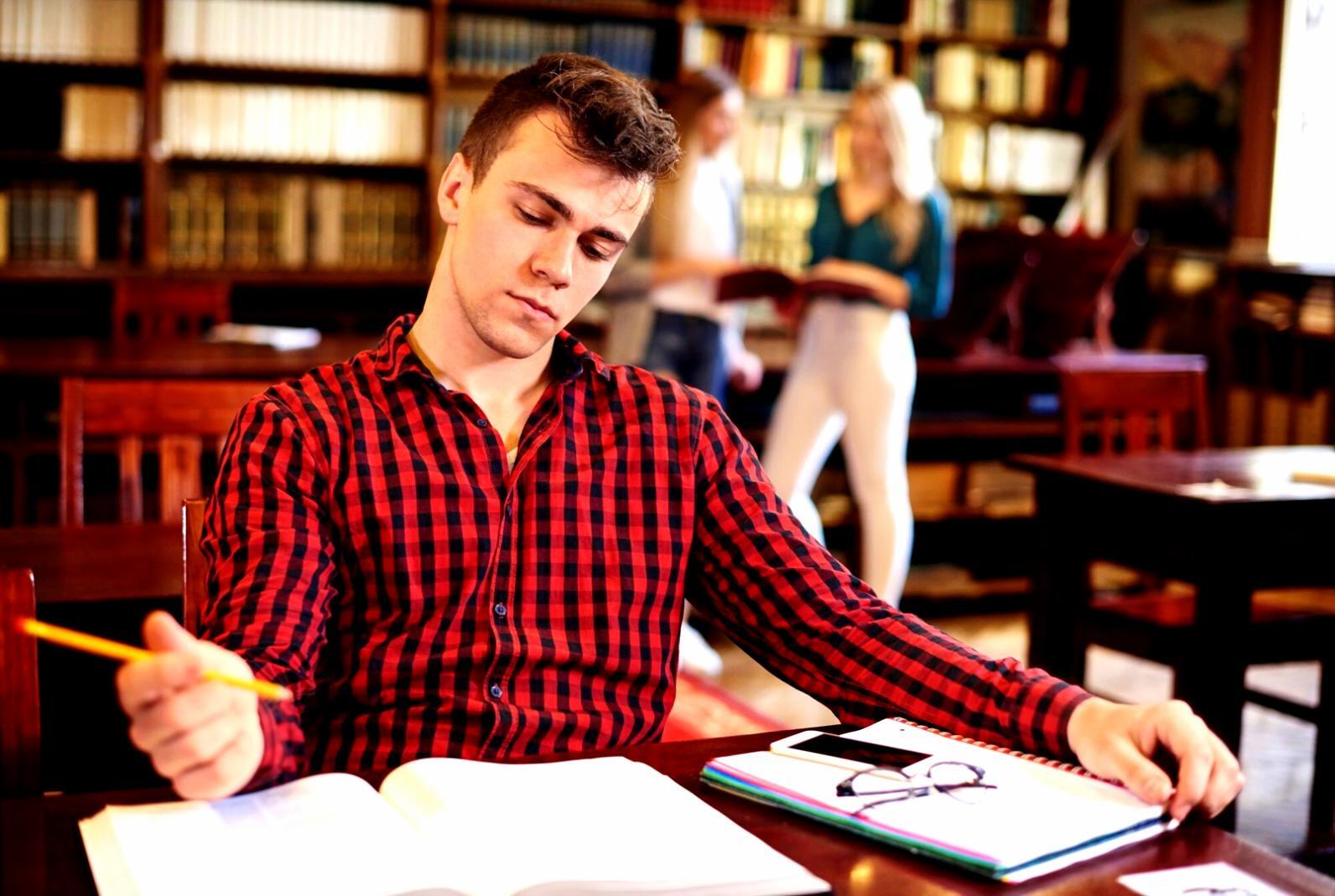 Financial analysis workspace with detailed business reports